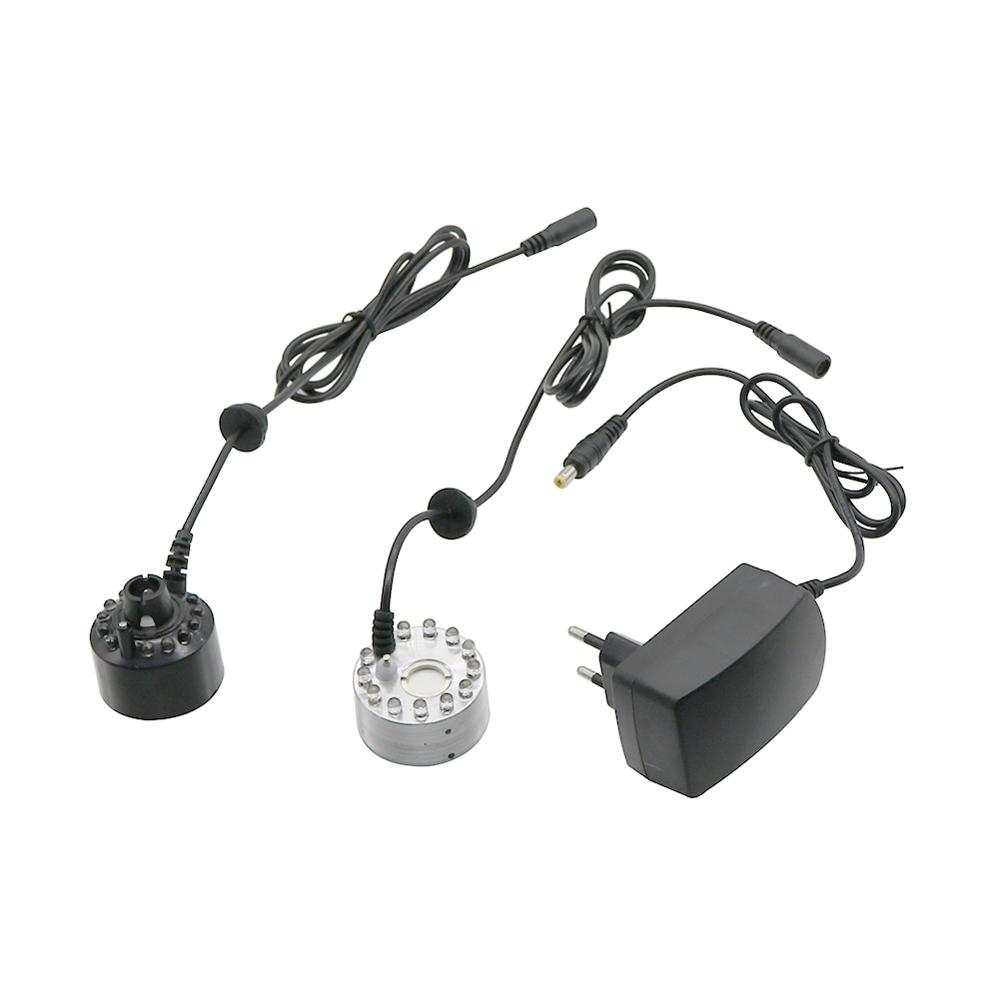 Terrarium Fogger Ultrasonic - 12 LED 아토마이저 AC100-240V 다채로운 빛