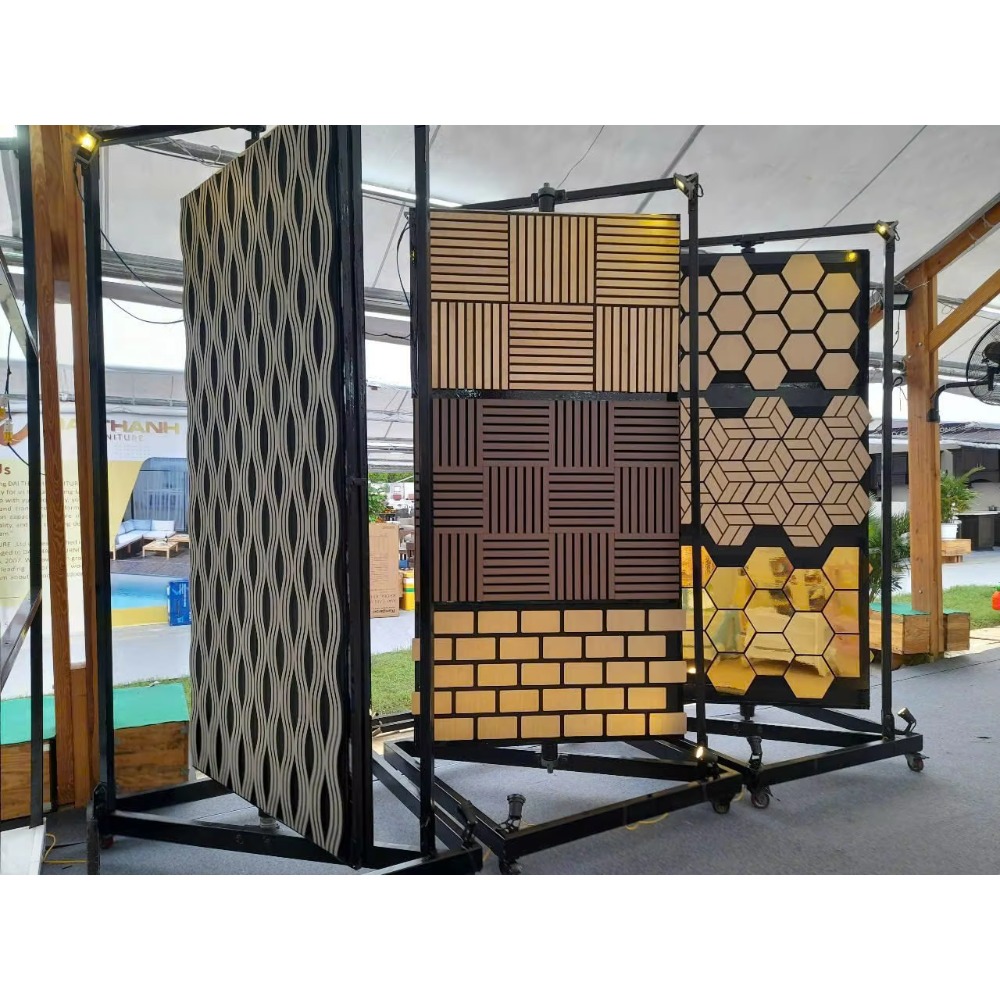 Pvc Panel Background - 공장가 3D 라이트 스타리 효과 WPC