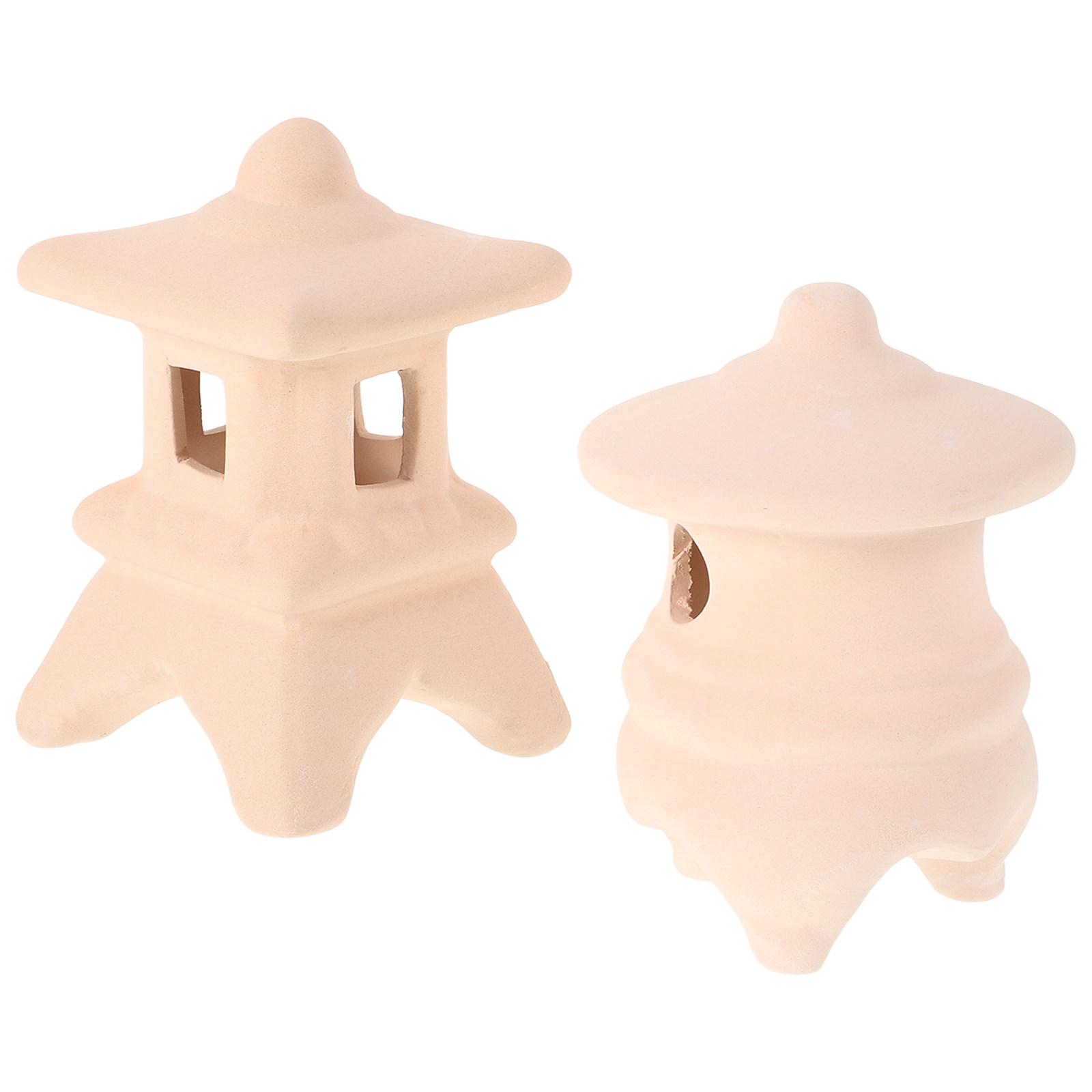 Hide Cave Ceramic - 2개 세트 세라믹 어항 장식 물고기
