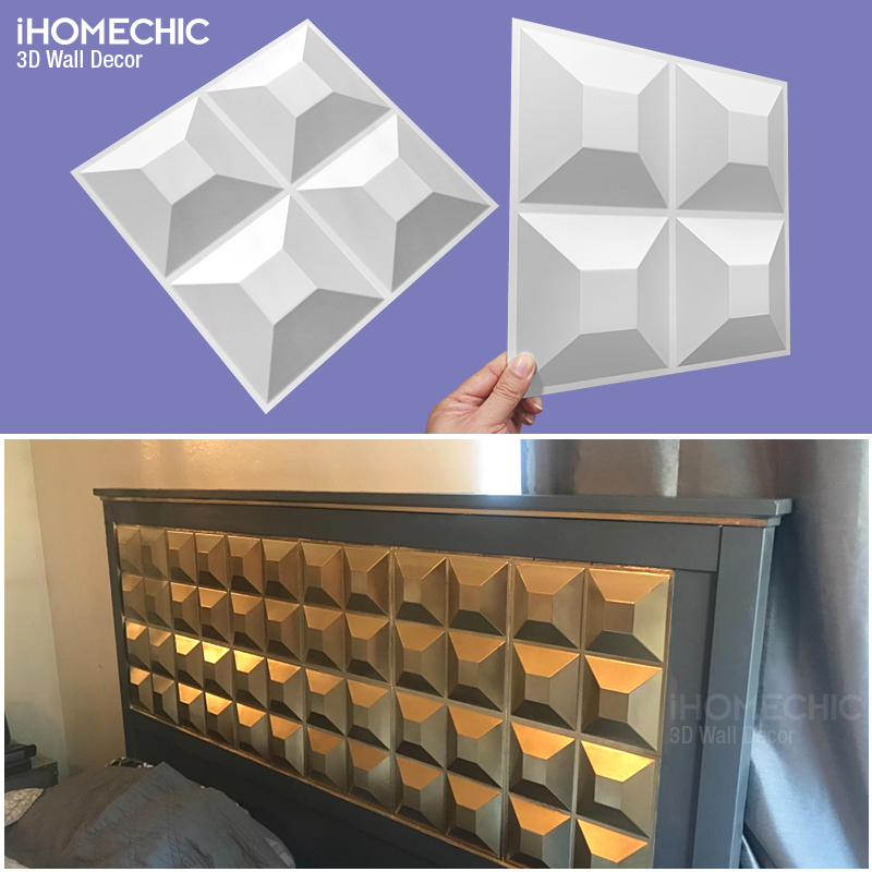 Pvc Panel Background - 30cm 3D 벽 패널 물결 모양