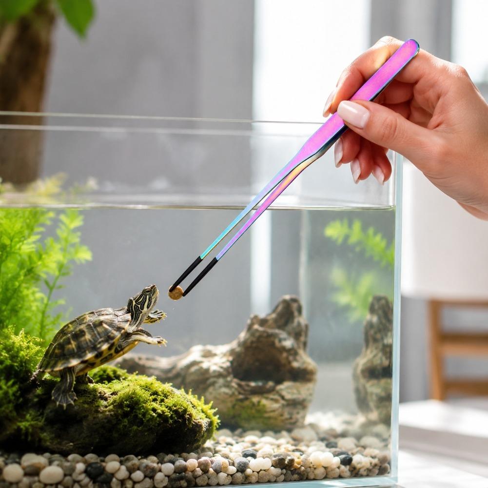 2PCS 고무 팁이 있는 스테인레스 스틸 파충류 먹이주 - Feeding Tong Stainless 리뷰 및 가격