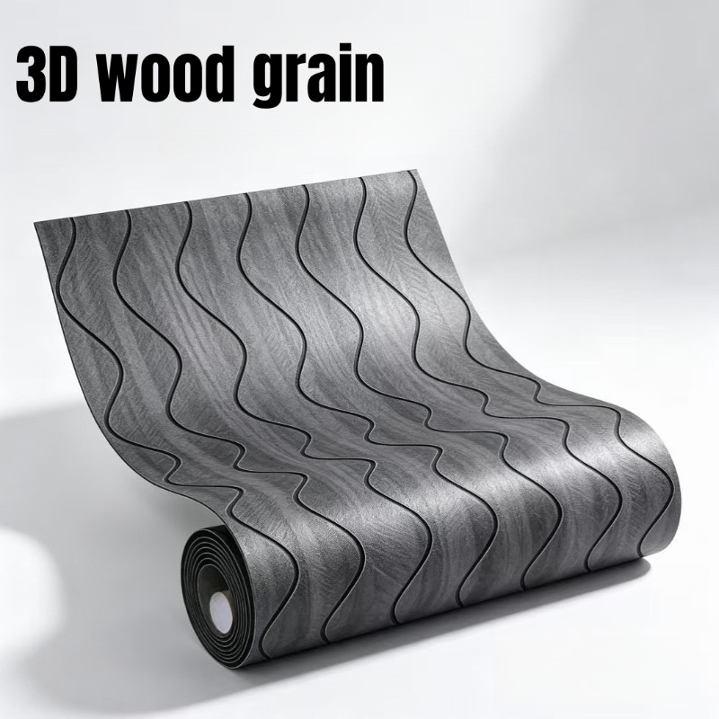 PVC 우드 그레인 슬랫 벽 패널 자가 접착 벽지 3D - Pvc Panel Background 리뷰 및 가격