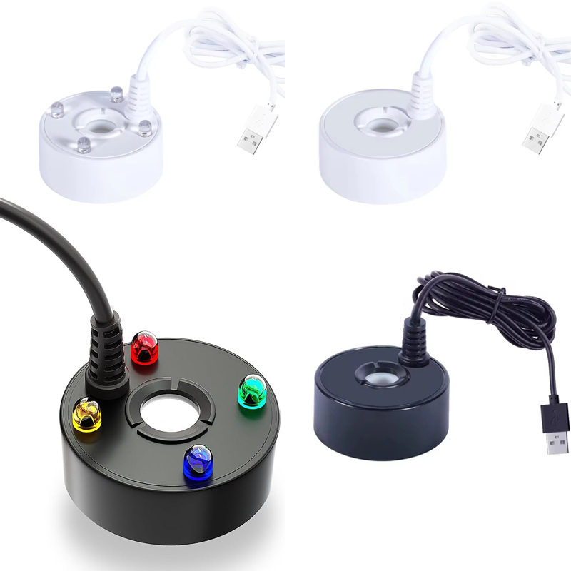 USB 4LED 초음파 미스트 메이커, 실내 분수 물  - Terrarium Fogger Ultrasonic 리뷰 및 가격