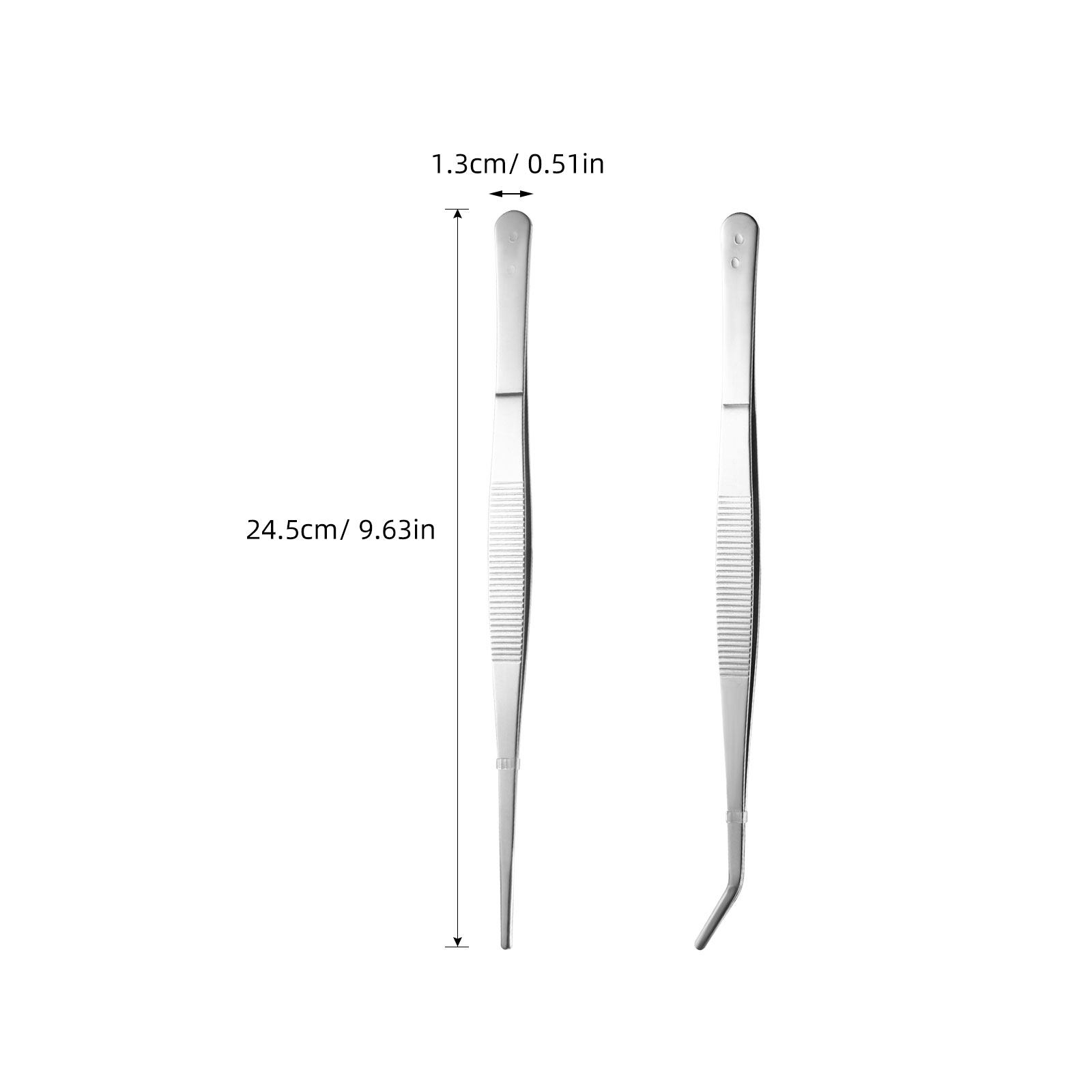 스테인리스 스틸 핀셋 2개, 실버, 25cm, 직선형  - Feeding Tong Stainless 리뷰 및 가격
