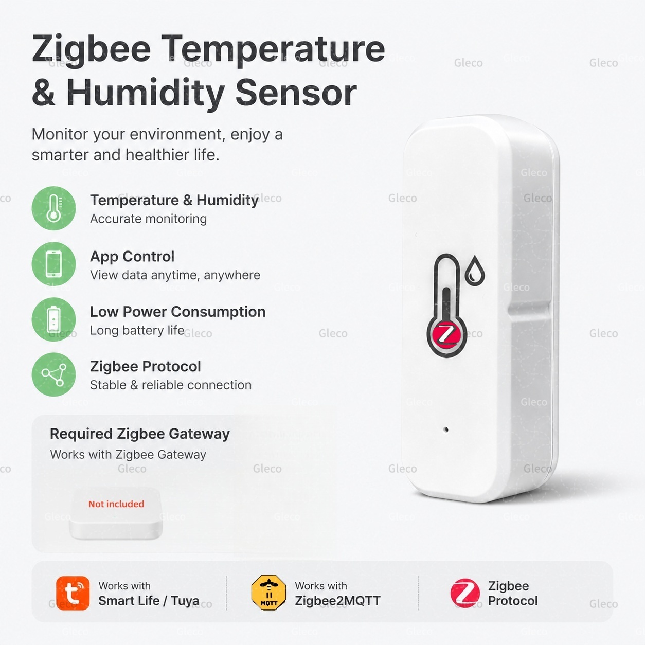 Tuya Zigbee 3.0 온도 및 습도 센서 실내  - Digital Hygrometer Probe 리뷰 및 가격