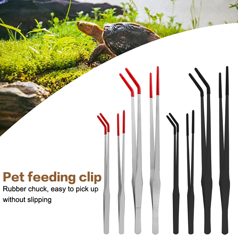 고무 팁이있는 스테인레스 스틸 파충류 먹이 집게 수족관 - Feeding Tong Stainless 리뷰 및 가격